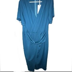 Beautiful Teal colored Midi dress 👗 new